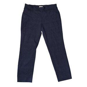 Charter Club Cambridge Slim Pants Size 14 Navy Blue